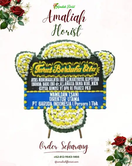 Papan Bunga Duka Dendengan Luar